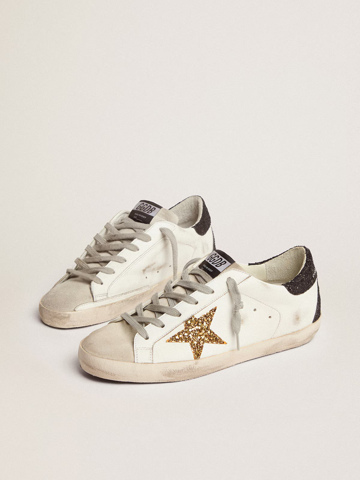 GGDB - Super-Star LTD femme avec étoile dorée et contrefort à paillettes noires
