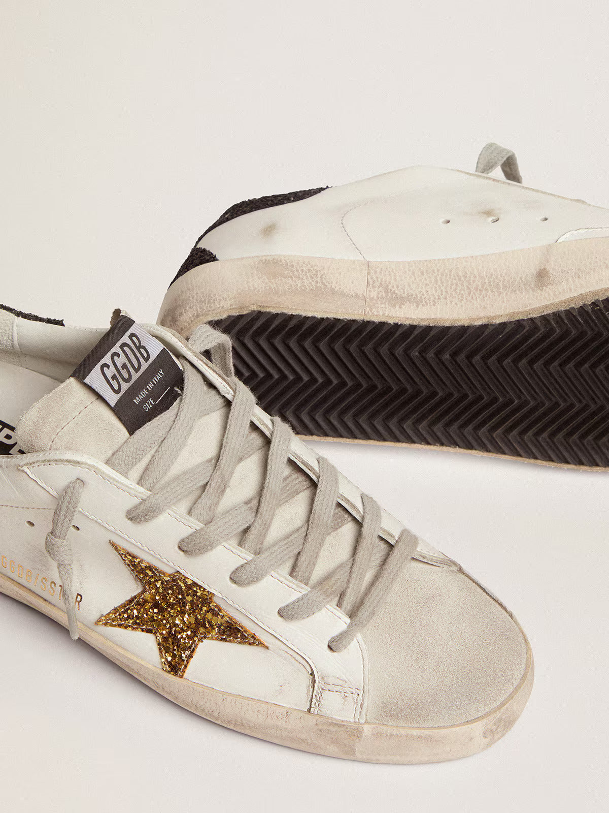 GGDB - Super-Star LTD femme avec étoile dorée et contrefort à paillettes noires